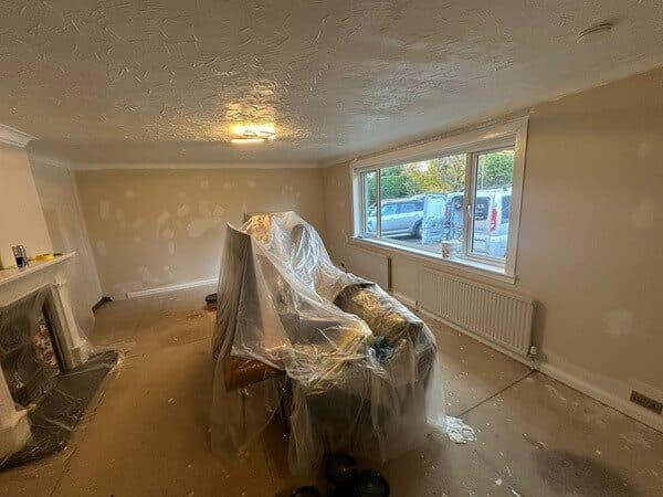 Before Living Room Makeover by Bilal Painting & Decorating UK