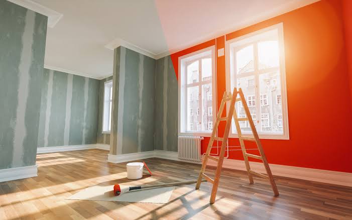 Living room interior painting transformation by Bilal Painting & Decorating UK
